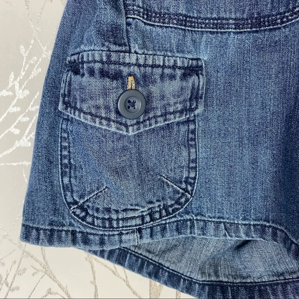 LEE Vintage Y2K Mom Carpenter 100% Cotton Jean Shorts 12